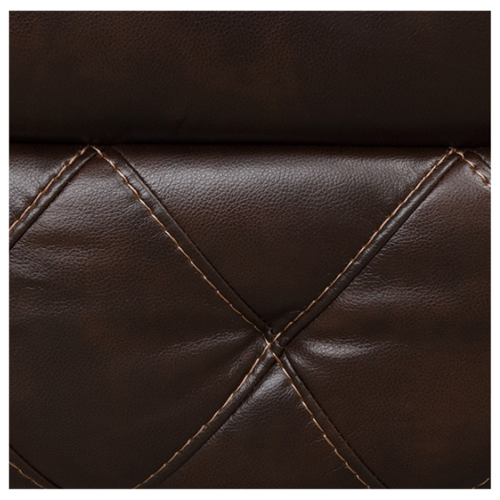 Osias Brown Manual Reclining Loveseat