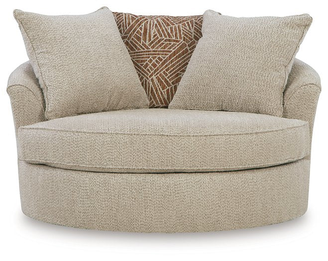 Steelwater Retreat Oversized Swivel Accent Chair