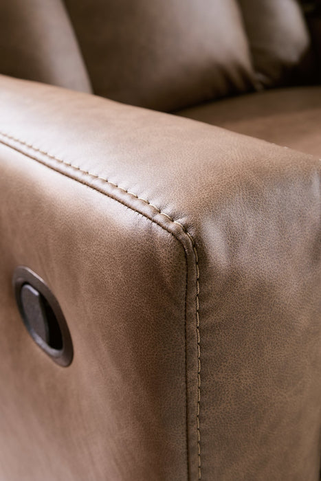 Mackmenville Reclining Loveseat with Console