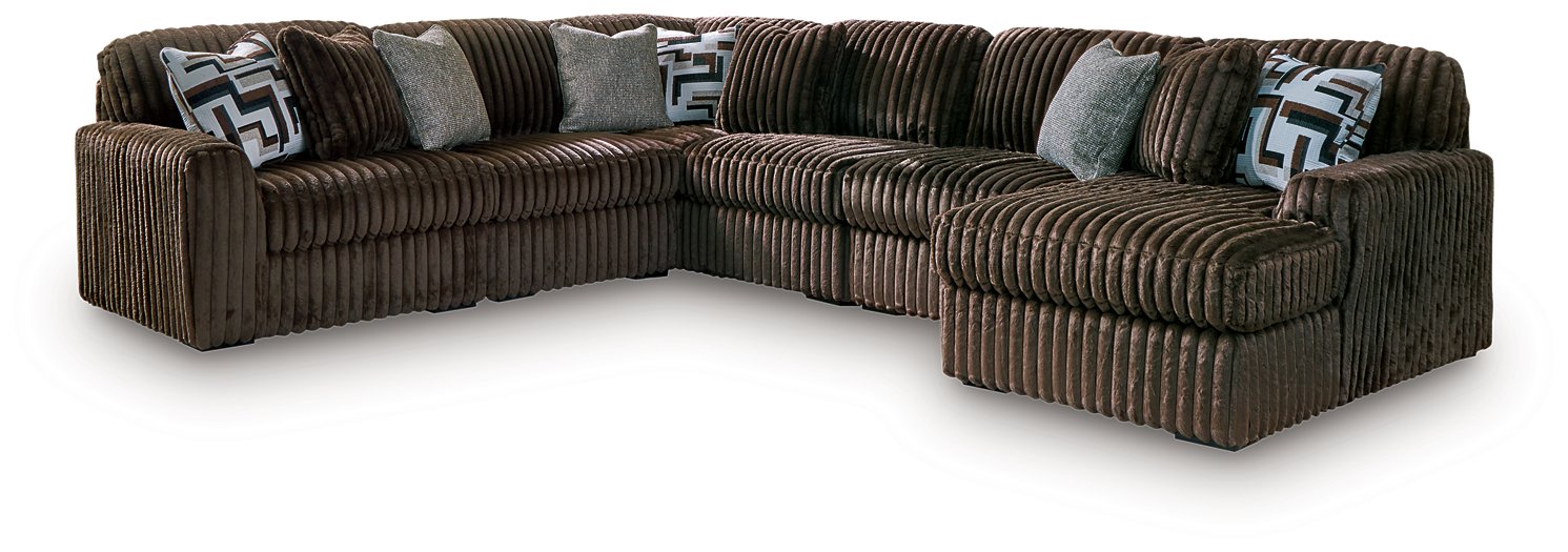 Midnight-Madness Sectional with Chaise