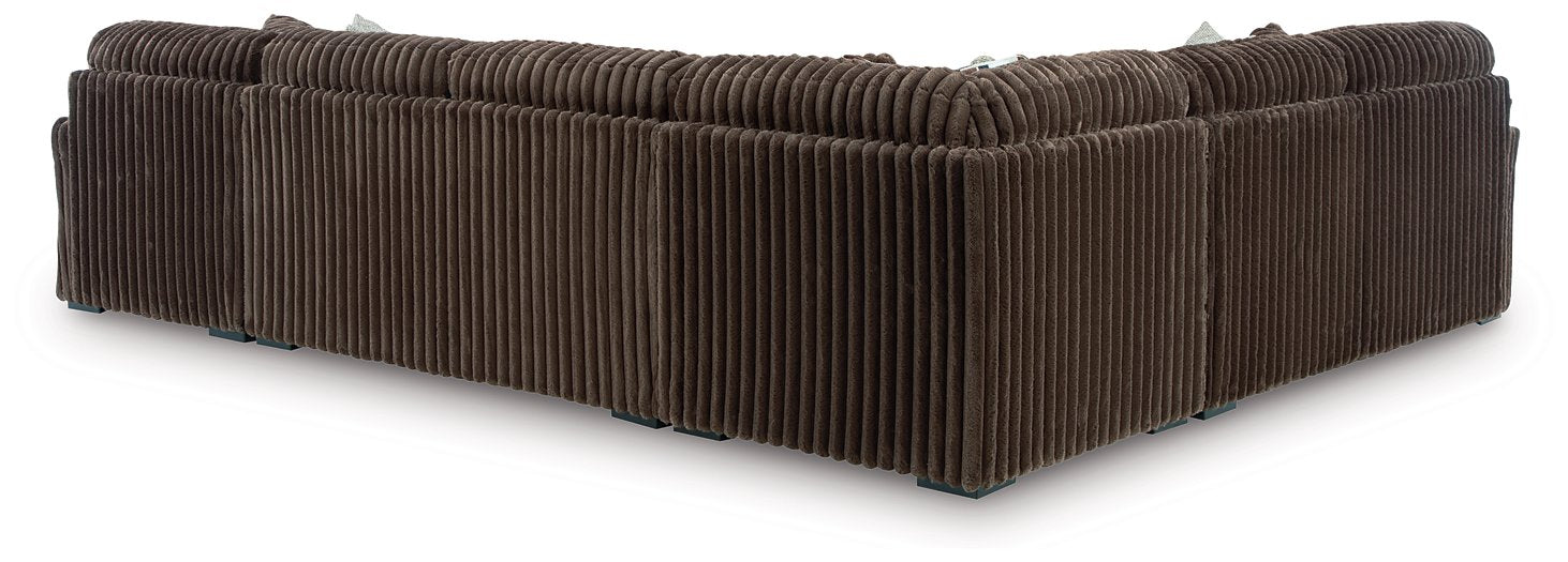 Midnight-Madness Sectional with Chaise