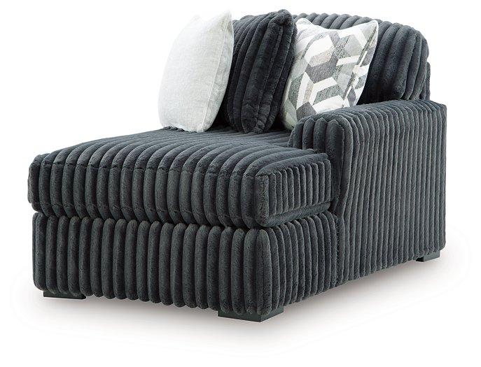 Midnight-Madness Sectional with Chaise