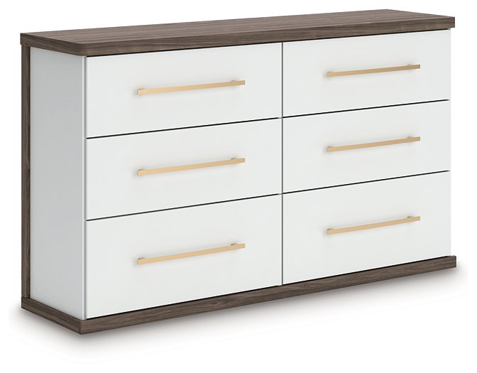 walnut white dresser J&M Furniture - Lisbon and offering varied storage solutions and a visually appealing design Mid-century Modern White and Walnut