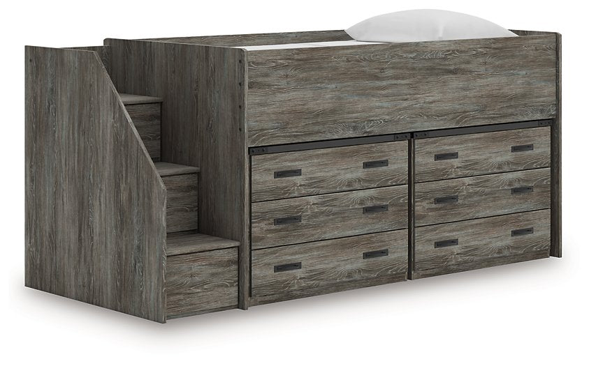 Frandern Loft Bed with Drawer Storage