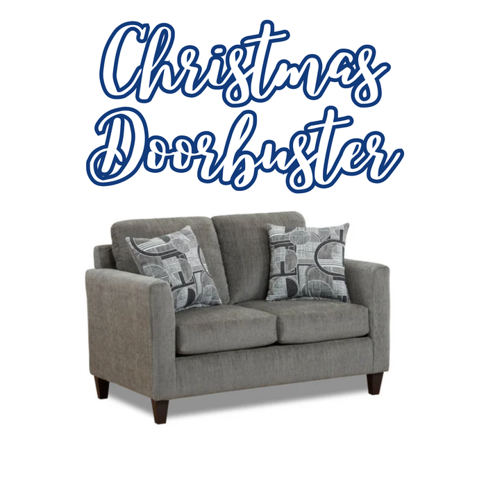 Sims Charcoal Loveseat