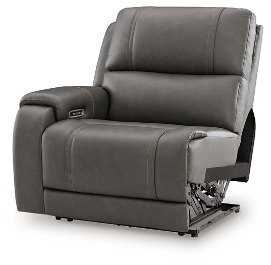 5Z - Pittson Power Reclining Sectional Loveseat with Console