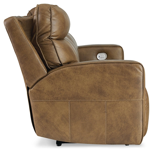 Game Plan PWR REC Sofa with ADJ Headrest