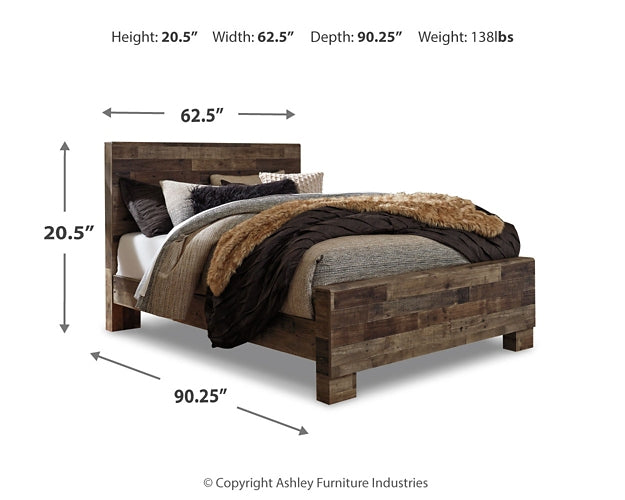 Derekson  Panel Bed