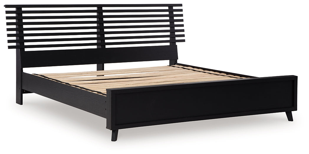 Danziar  Slat Panel Bed