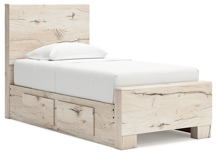 Lawroy Twin Panel Bed with Storage