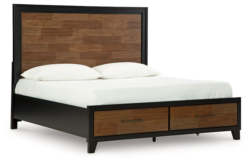 Kraeburn Queen Panel Storage Bed