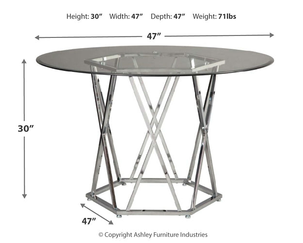 Madanere Round Dining Room Table