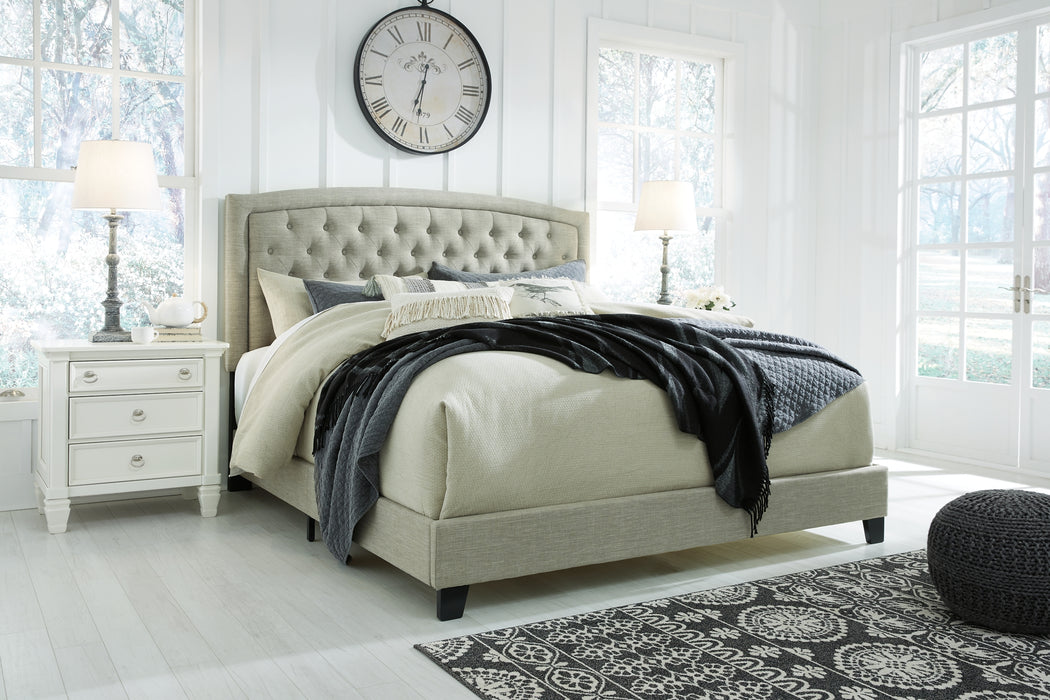 Jerary Queen Upholstered Bed with Mattress