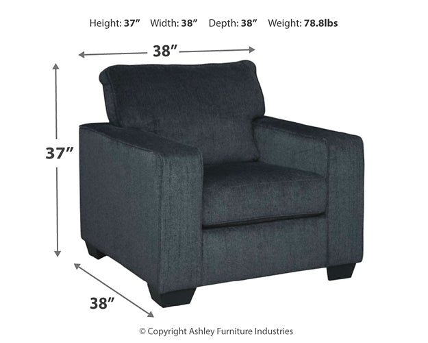 Altari Chair and Ottoman