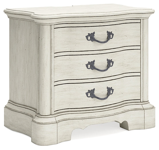 Arlendyne Three Drawer Night Stand